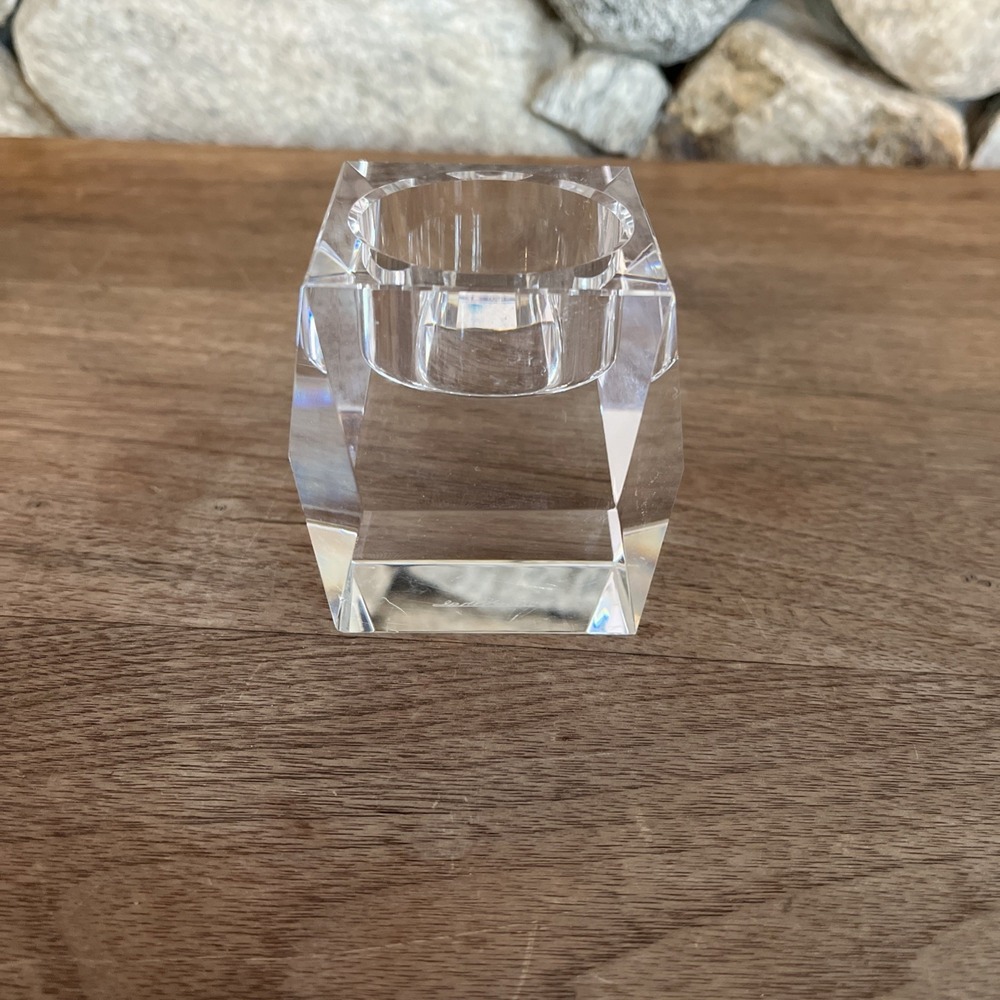 Rosenthal REGENCY 200808 Crystal Votive Tea Light Candle Holder Geometric Shape - Picture 3 of 10